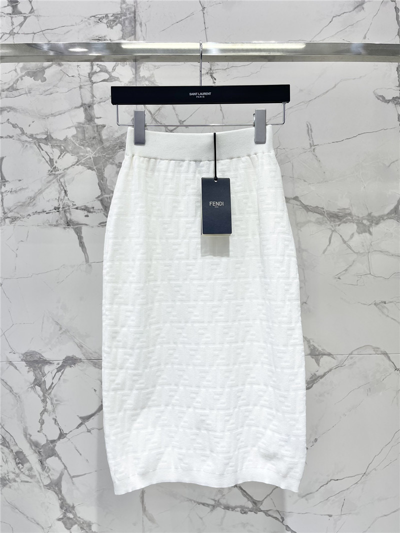 F**di jacquard high waist hip skirt replica designer clothes