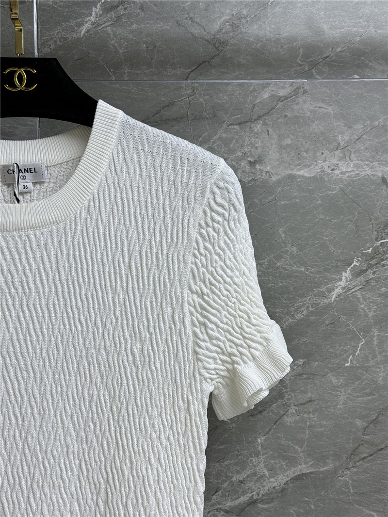 Ch**el ruffled knitted skirt replica clothes