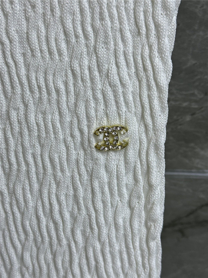 Ch**el ruffled knitted skirt replica clothes