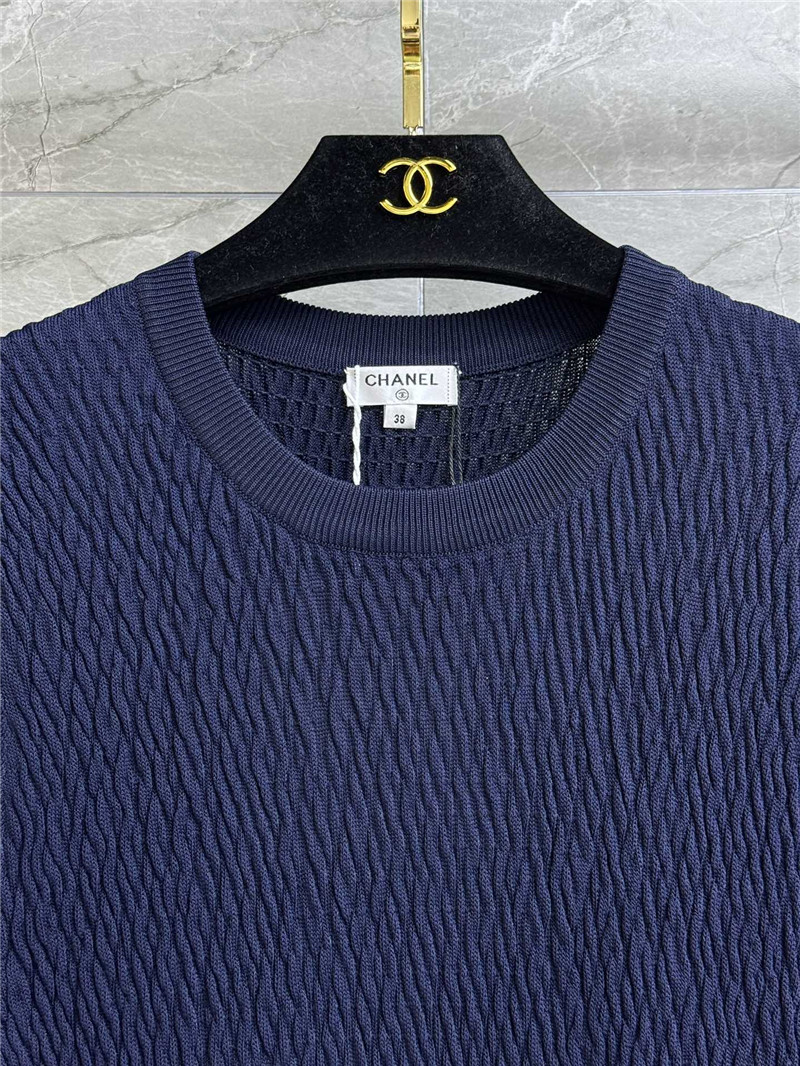 Ch**el ruffled knitted skirt replica clothes