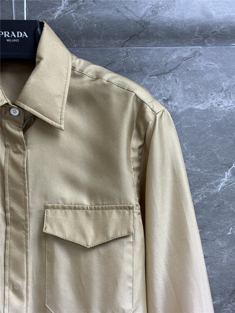 Pra*a gradient silk shirt gradient silk shirt