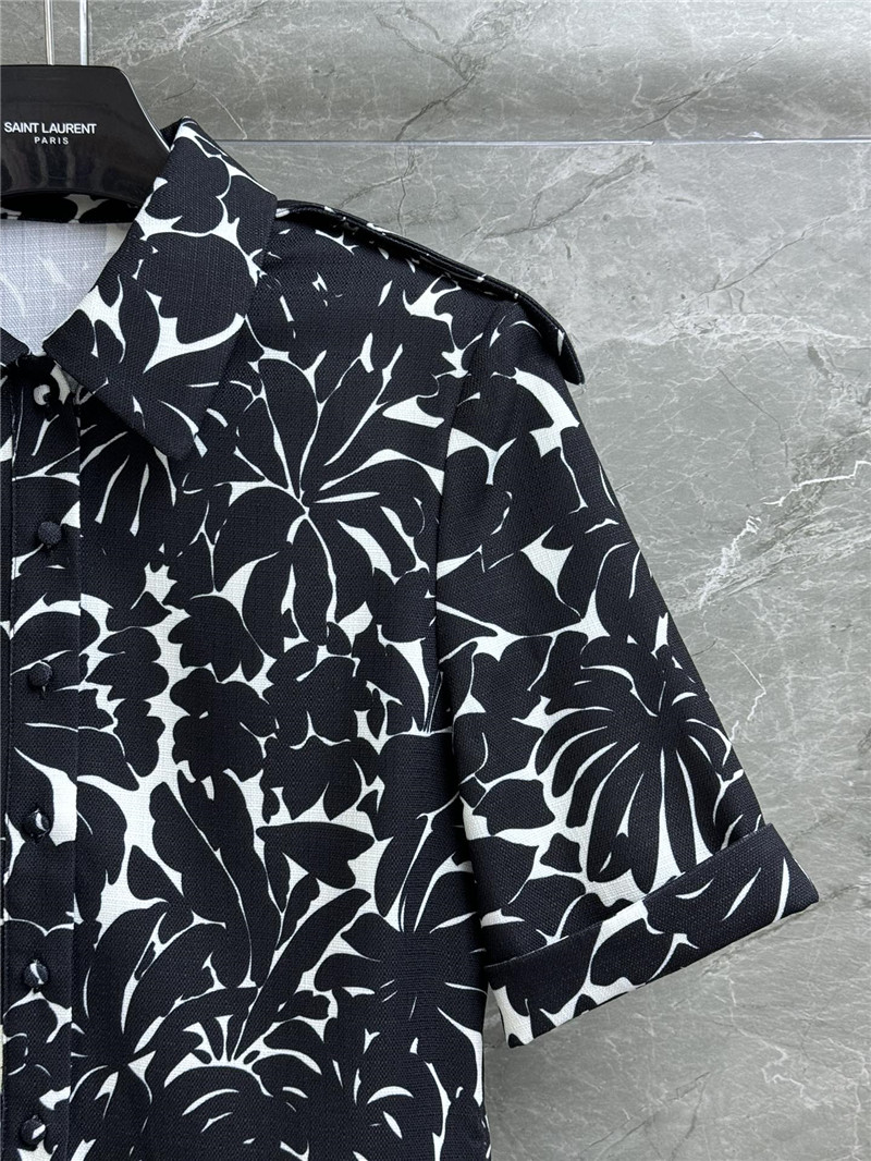 Y51 black and white print dress replica designer clothing websites