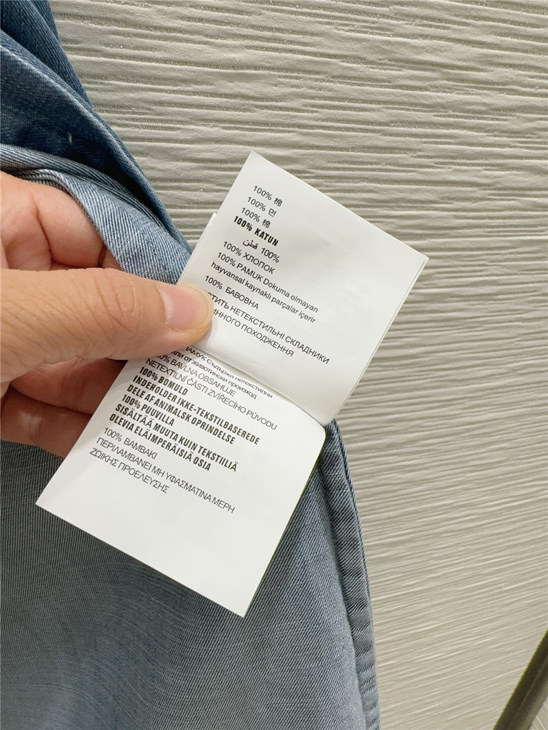 Pra*a vintage denim dress replica designer clothes