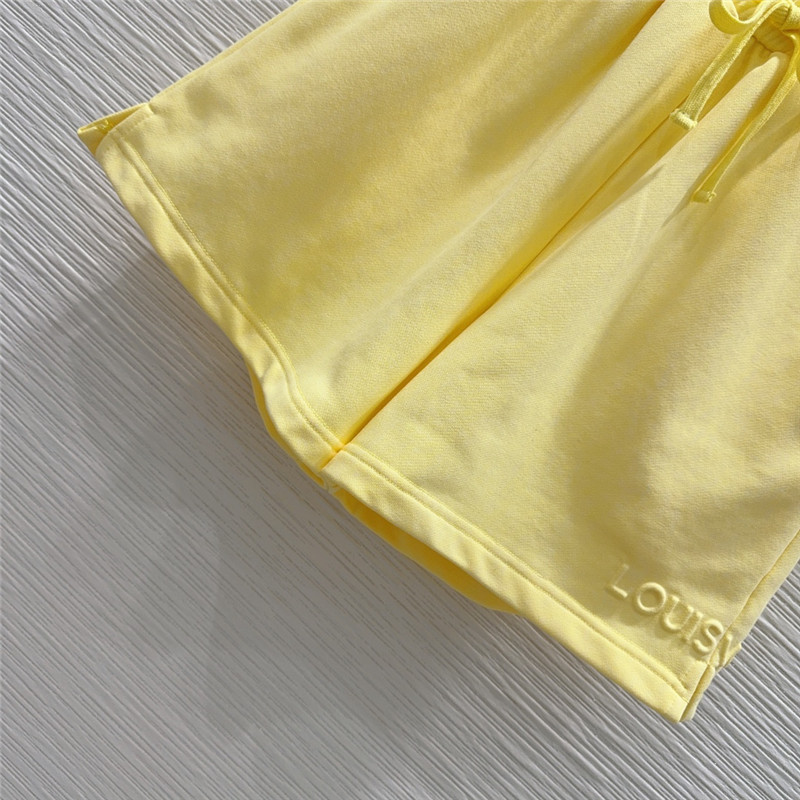 l0vis Vvtt0n lv five-quarter sleeve top + shorts set replica clothes