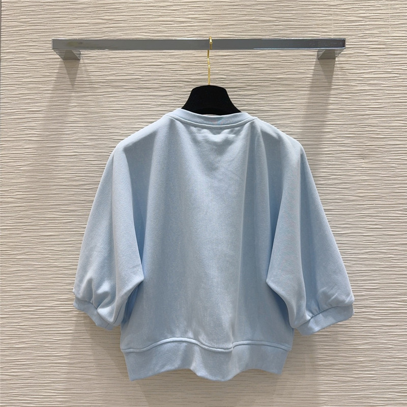 l0vis Vvtt0n lv five-quarter sleeve top + shorts set replica clothes