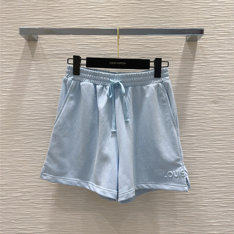 l0vis Vvtt0n lv five-quarter sleeve top + shorts set replica clothes