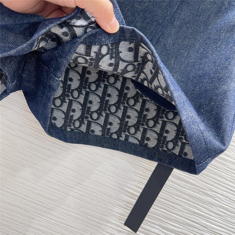 D10r denim jeans culottes replica d&g clothing