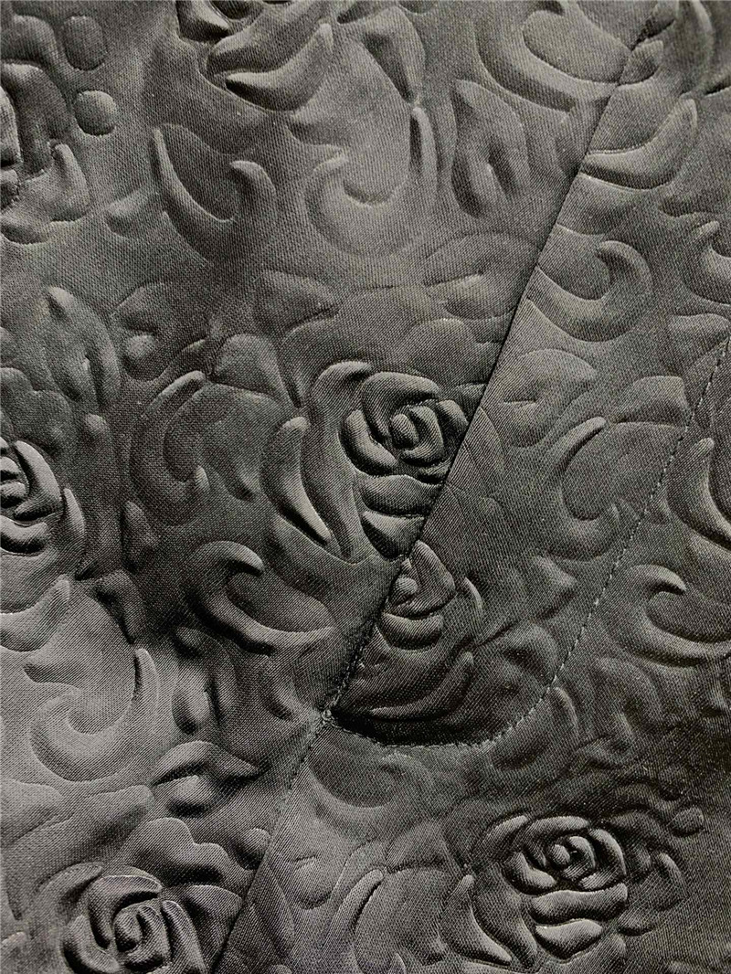 Y51 camellia embossed high waist shorts replica d&g clothing