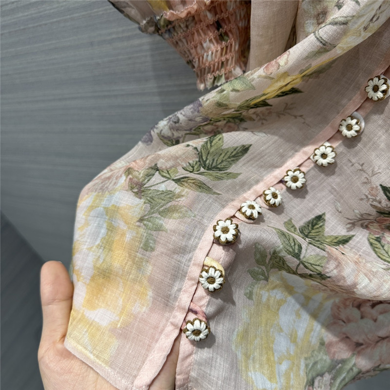 zimm high-end silk and linen shirt replica d&g clothing