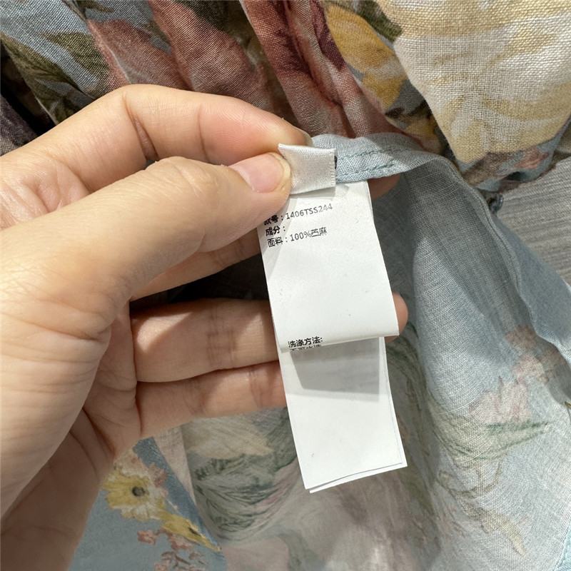 zimm high-end silk and linen shirt replica d&g clothing