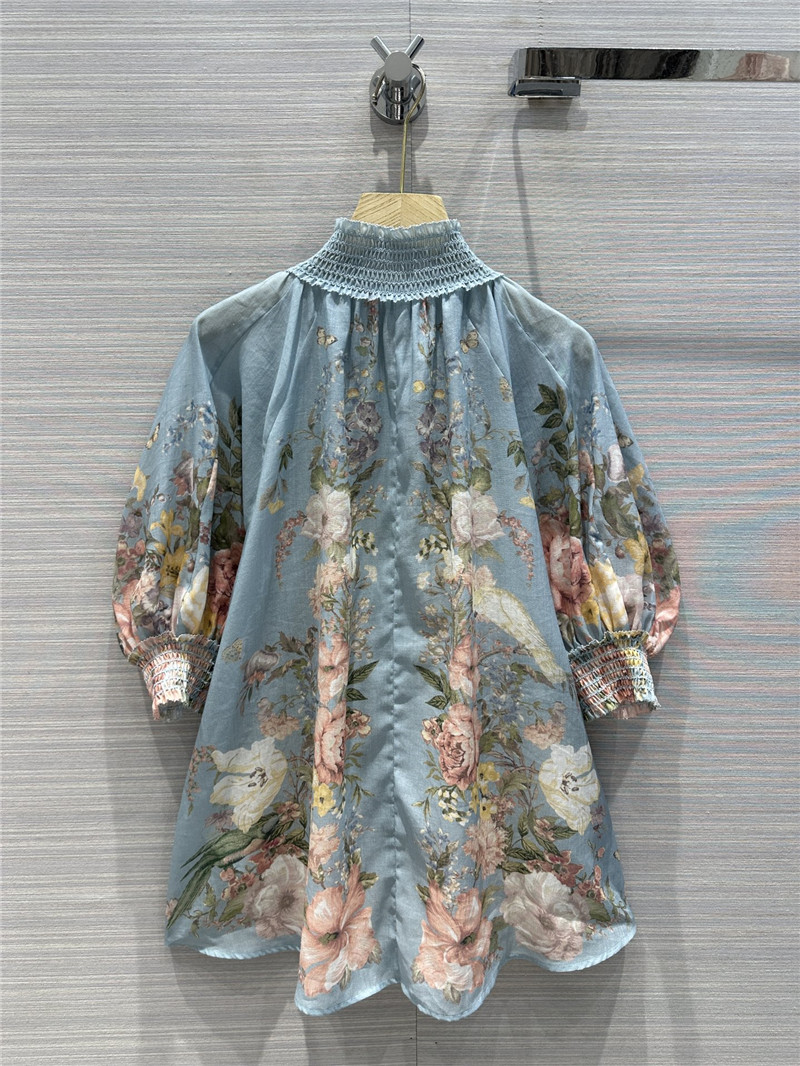 zimm high-end silk and linen shirt replica d&g clothing