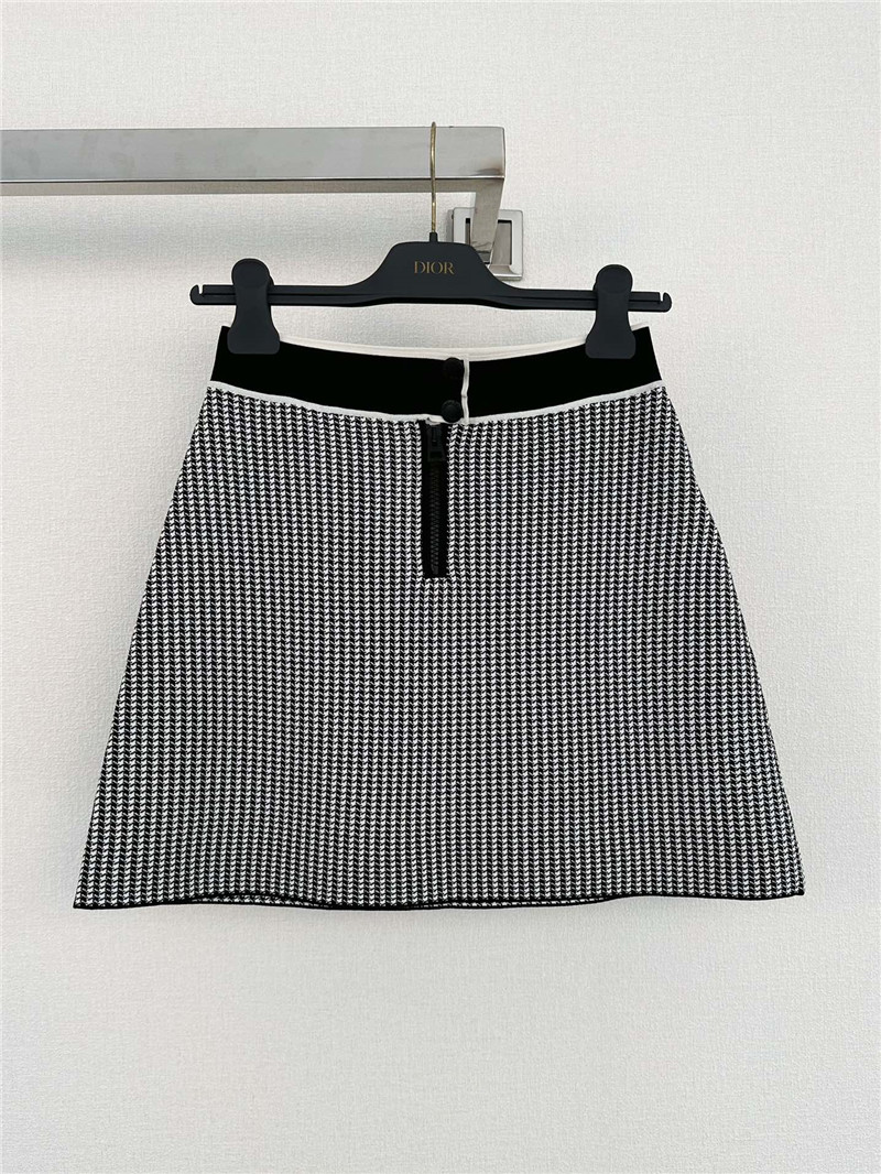 D10r houndstooth skirt replica d&g clothing