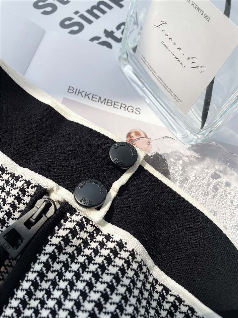 D10r houndstooth skirt replica d&g clothing