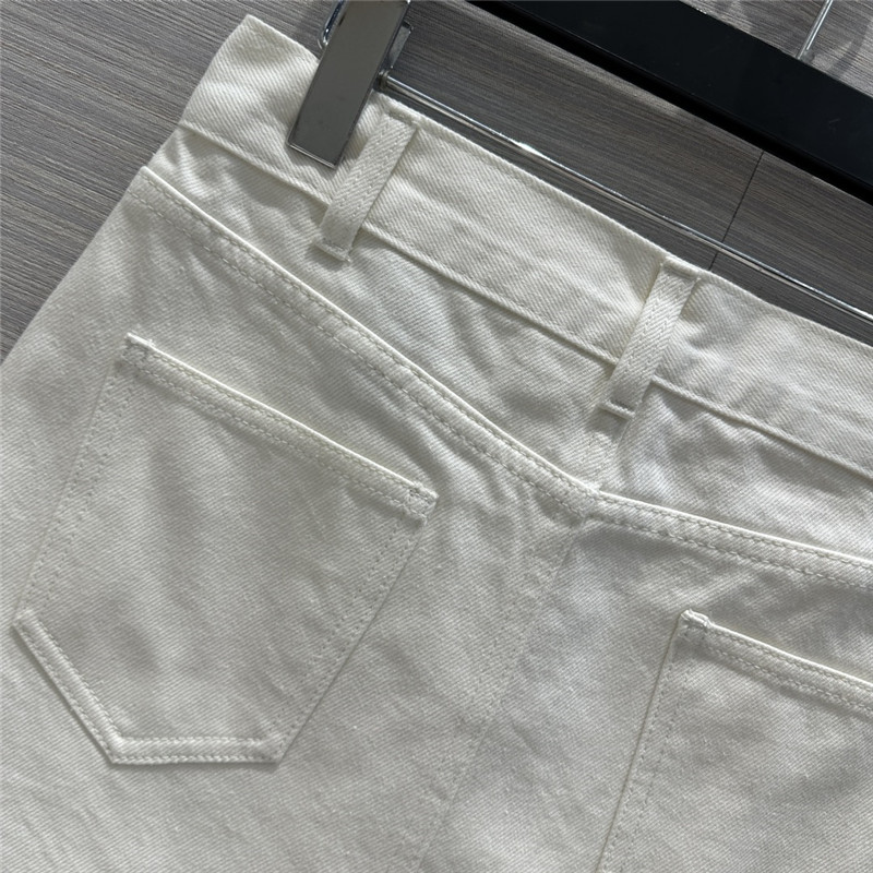 Ce1i*e washed denim mini skirt replica clothes