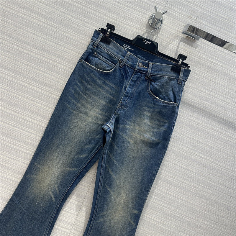 Ce1i*e low waist flared long jeans replicas clothes