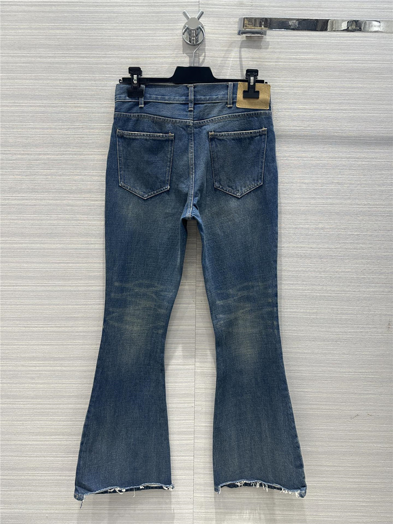 Ce1i*e low waist flared long jeans replicas clothes