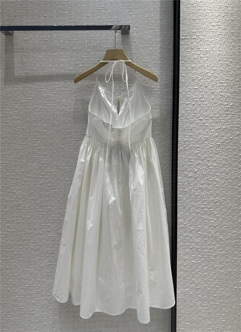 Dolce & Gabbana d&g backless white dress replica clothing