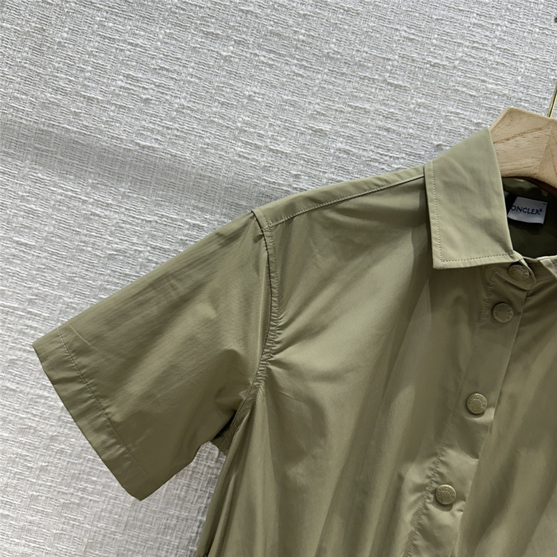 Moncler logo sleeve shirt dress replica clothing