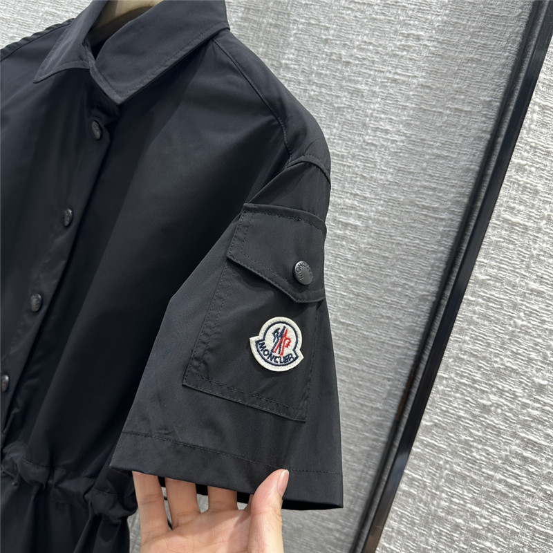 Moncler logo sleeve shirt dress replica clothing