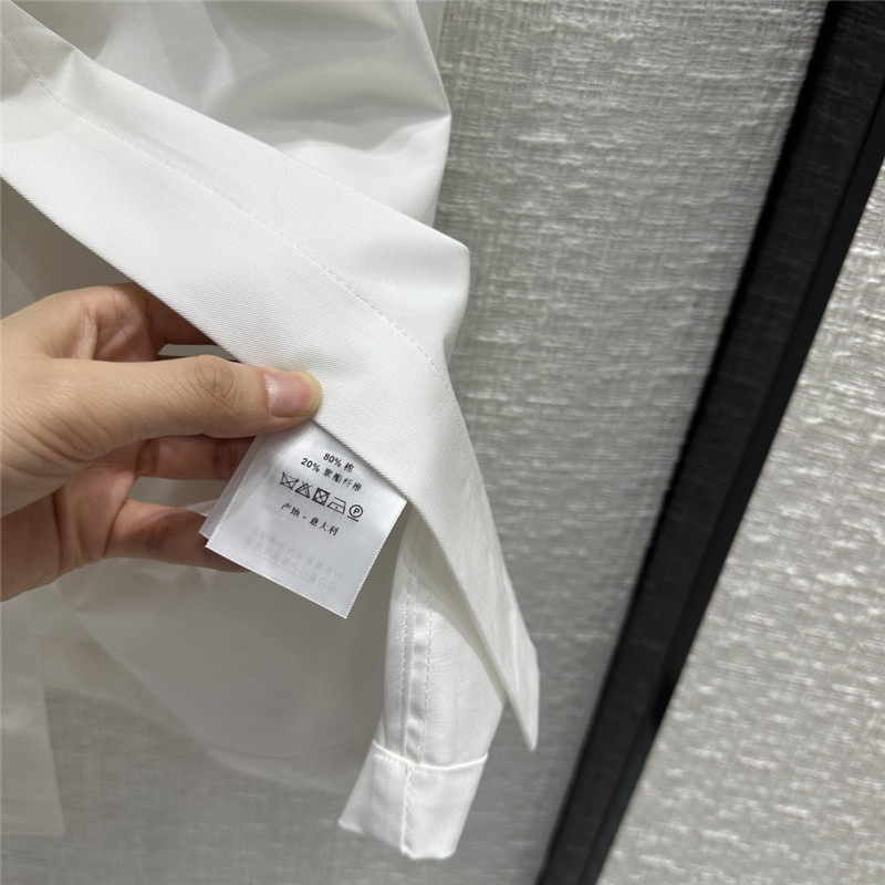 D10r small collar waist long dress replica designer clothes