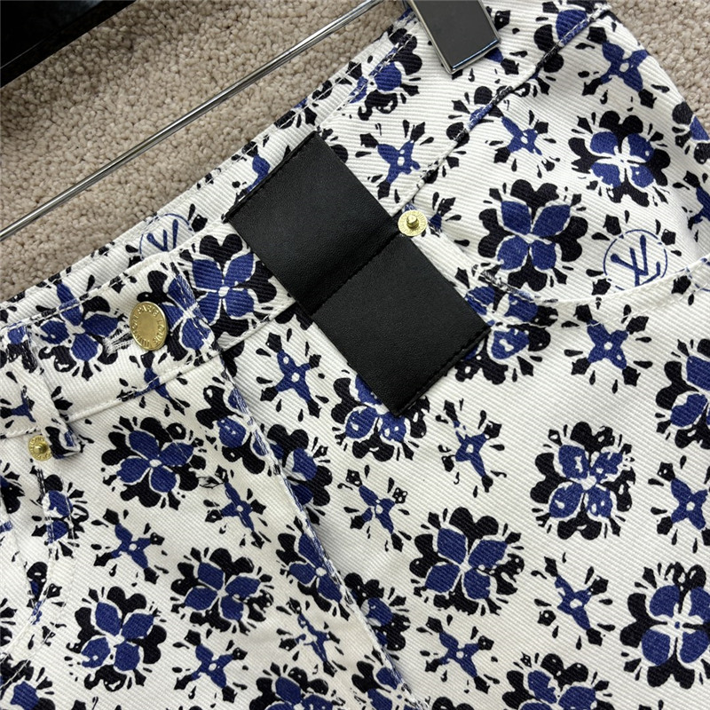 l0vis Vvtt0n lv high waist wide leg pants replica designer clothes