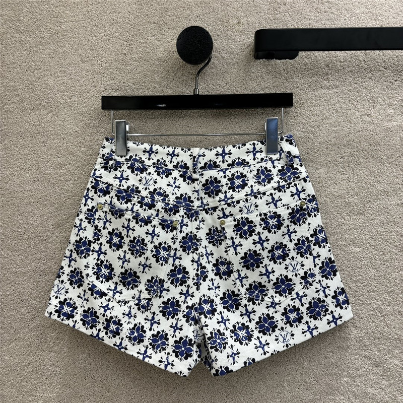 l0vis Vvtt0n lv retro high waist shorts replica d&g clothing