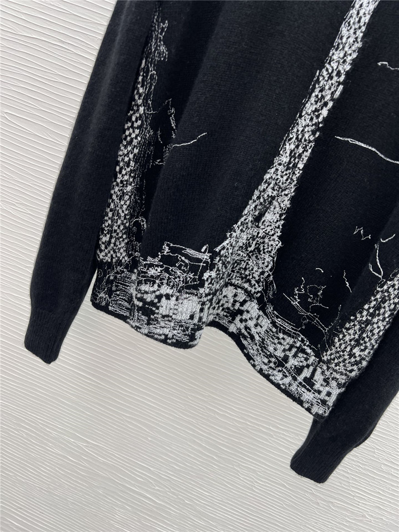 D10r paris map series top replica designer clothes