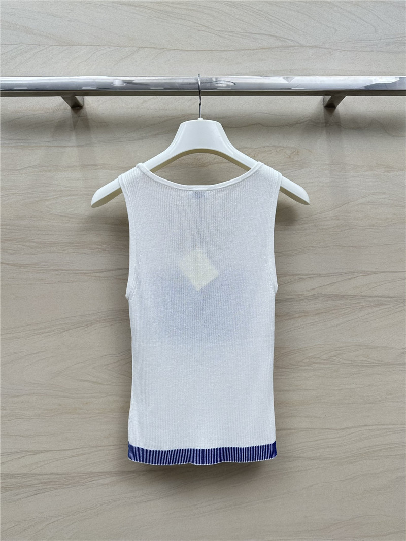 L0ew* knitted vest top replica designer clothing websites