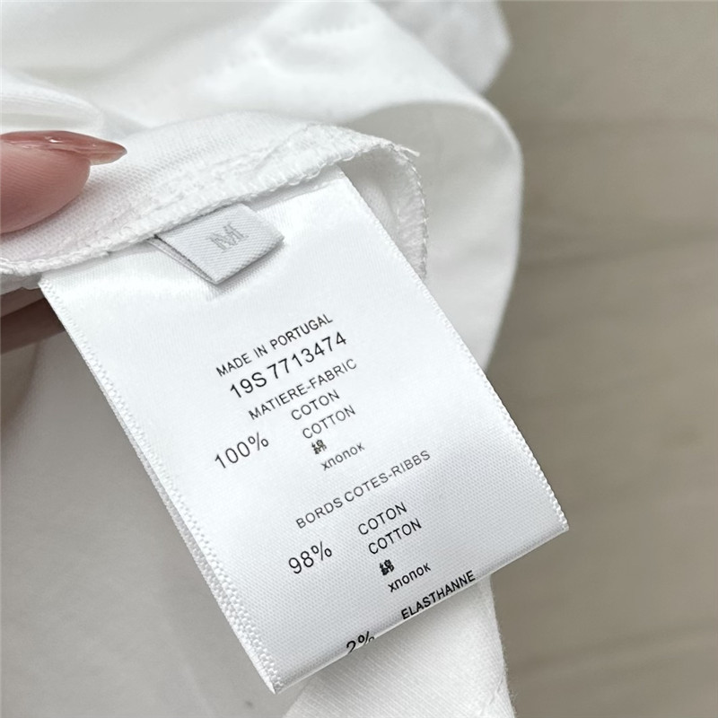 Va1e*ntin0 v logo cotton short sleeve t-shirt replica d&g clothing