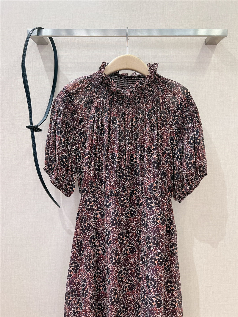 D10r patchwork ruffle collar dress replica d&g clothing