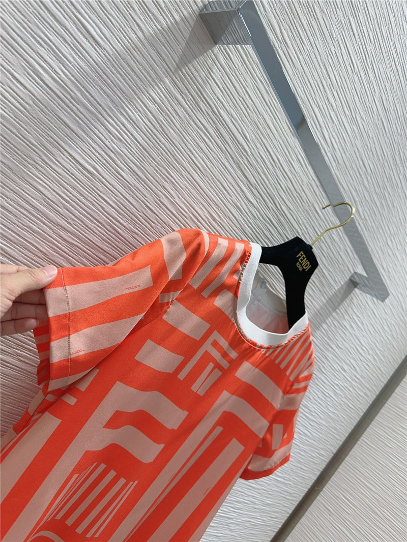 F**di summer print series dress replica d&g clothing