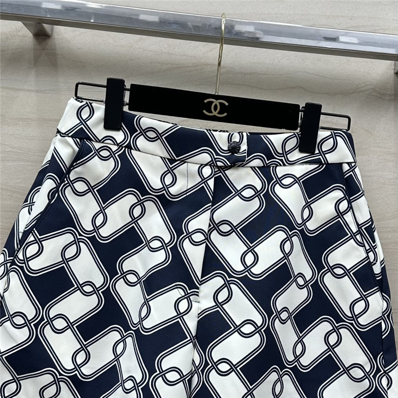 Moncler geometric print shorts replica clothing