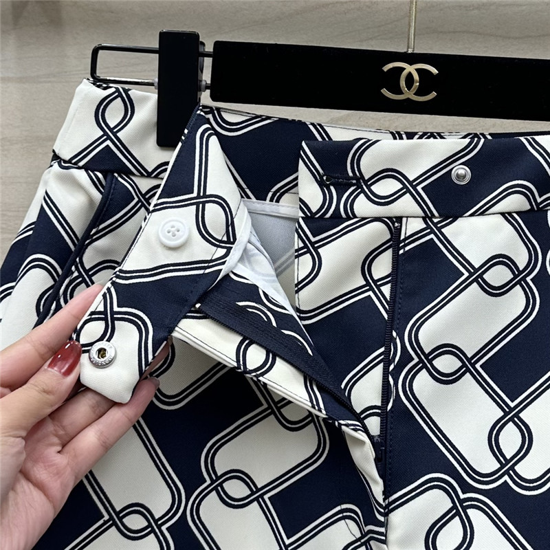 Moncler geometric print shorts replica clothing