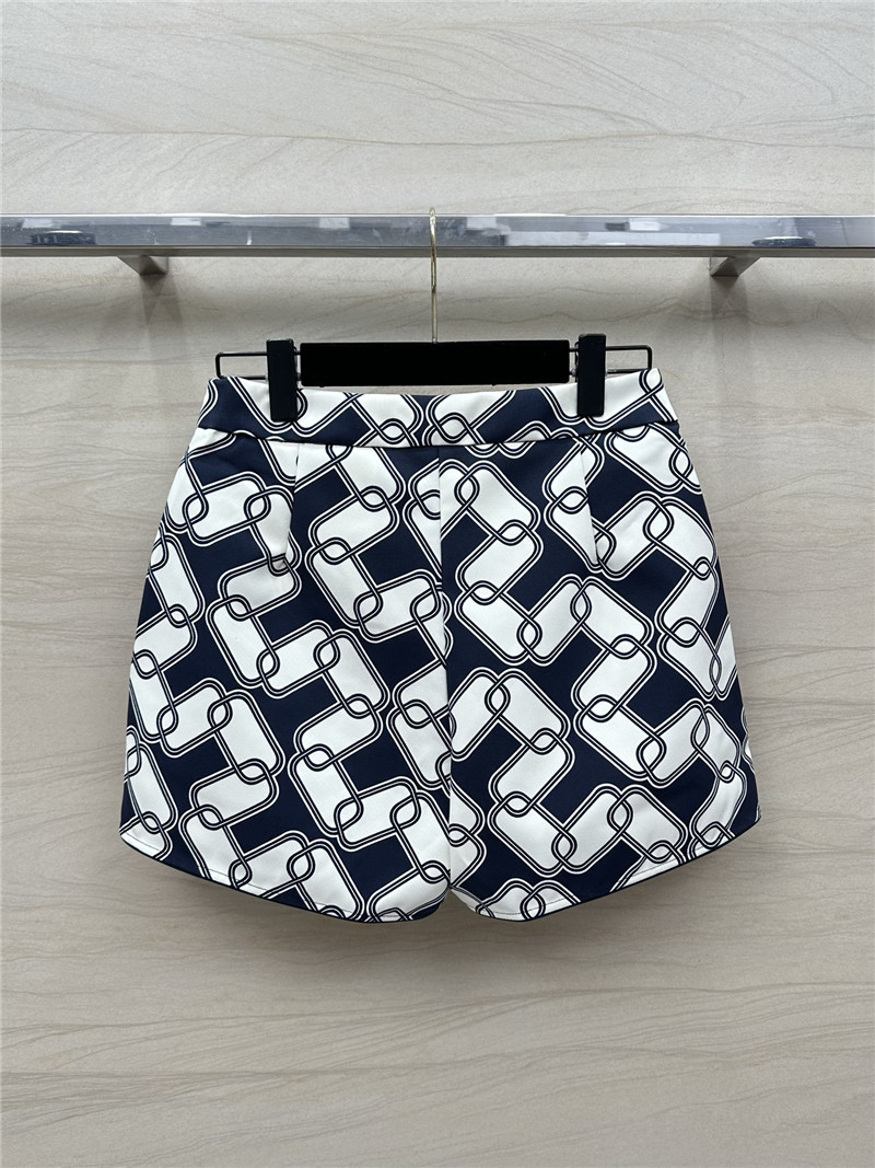 Moncler geometric print shorts replica clothing