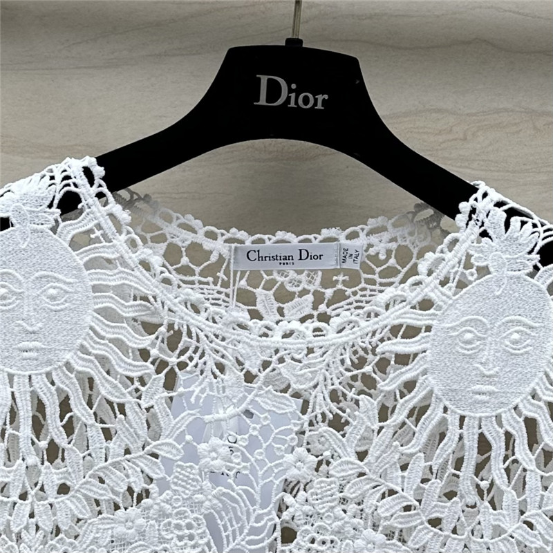 D10r crochet knitted vest top replica designer clothes