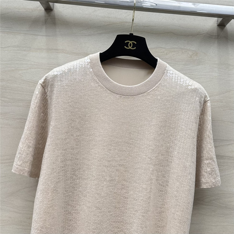 BC sequined silk wool top replica clothing sites