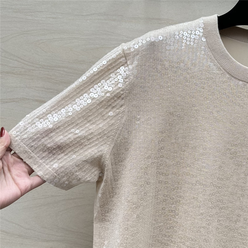 BC sequined silk wool top replica clothing sites