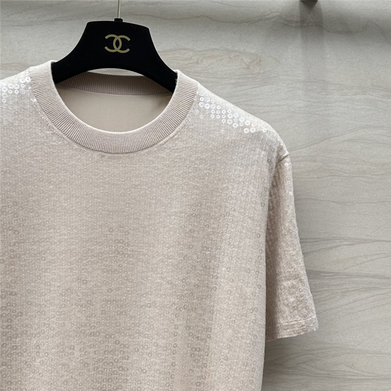 BC sequined silk wool top replica clothing sites