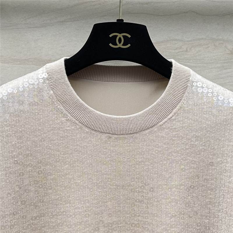 BC sequined silk wool top replica clothing sites