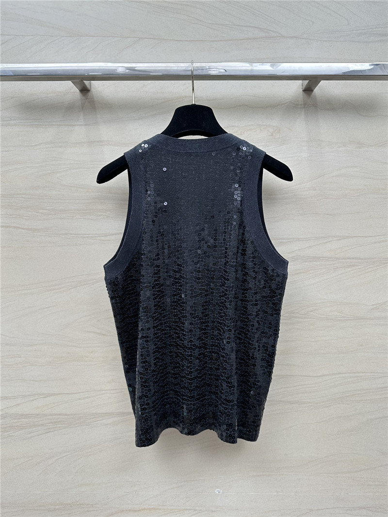 BC Black Sequin Tank Top