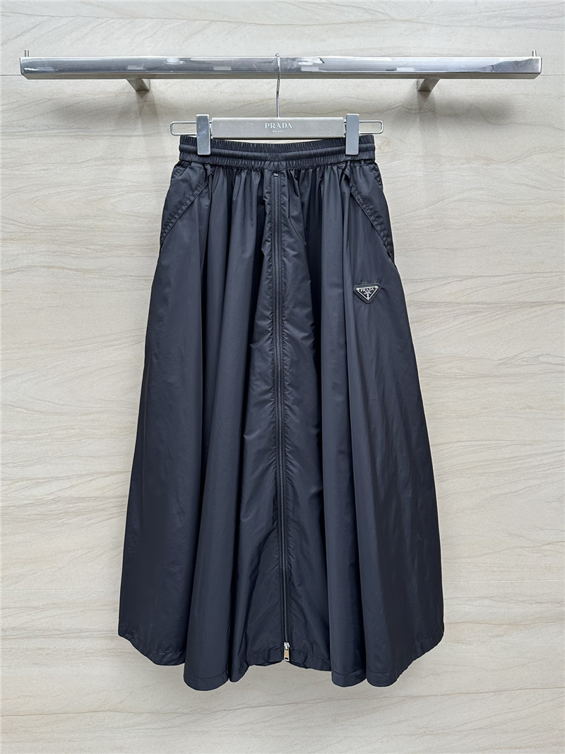 Pra*a minimalist long skirt replica designer clothes