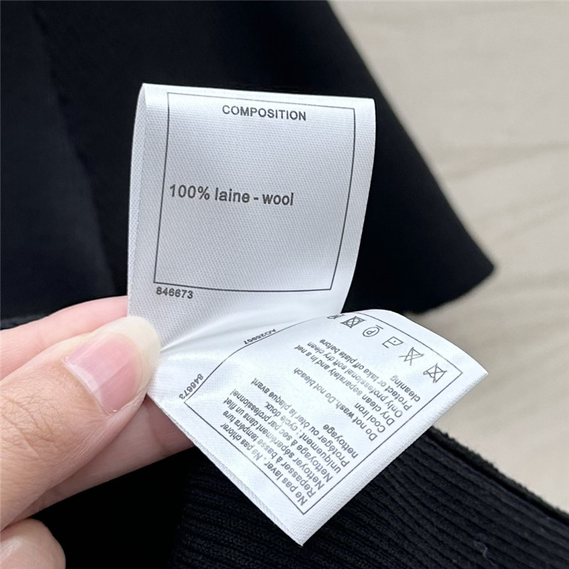 Ch**el knitted short-sleeved top replica d&g clothing