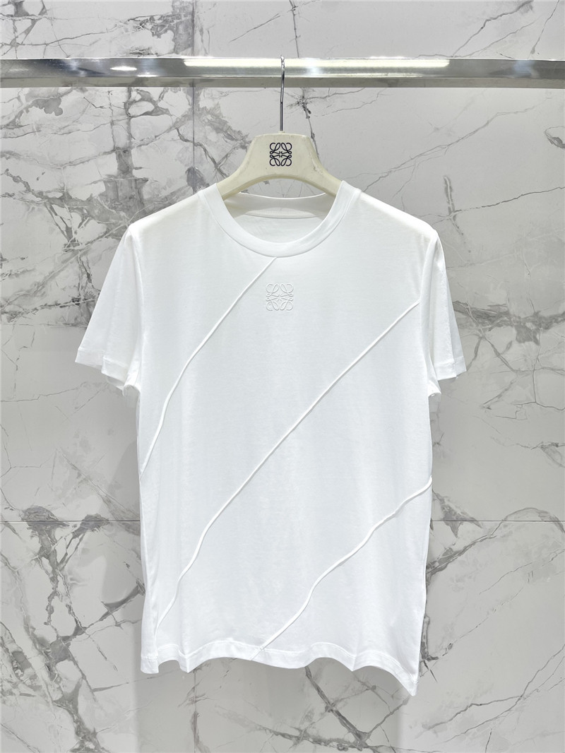 L0ew* new tencel round neck short sleeve replica designer clothes