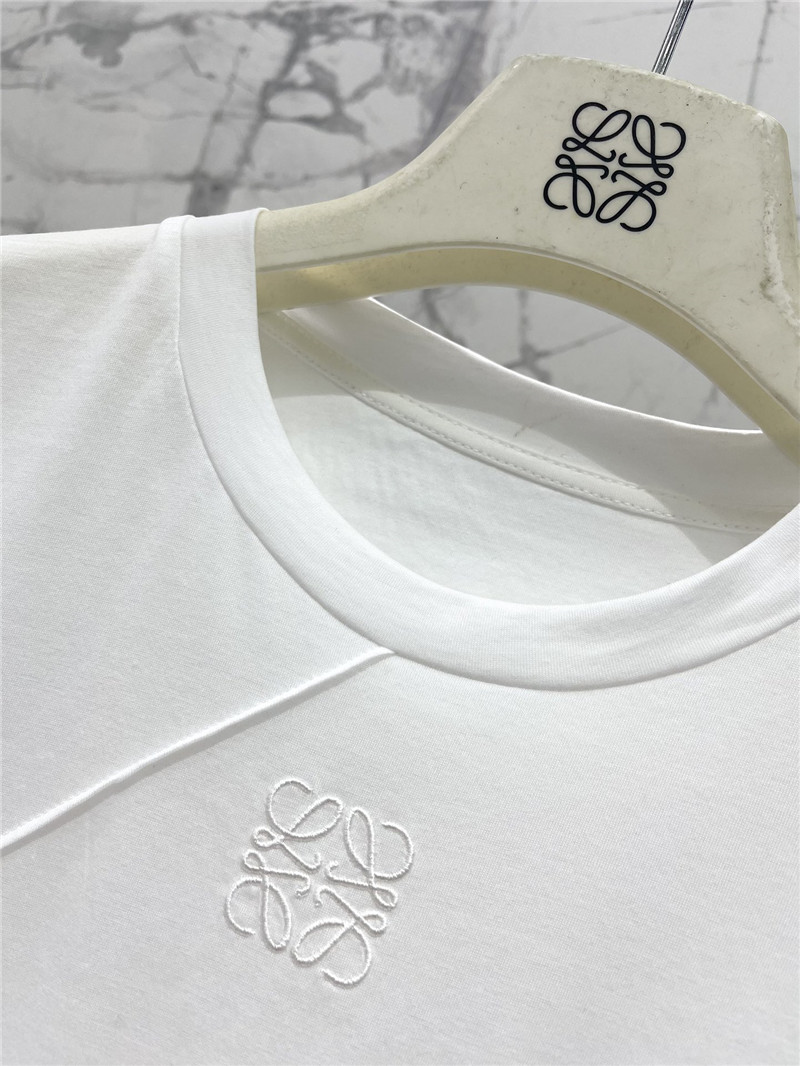 L0ew* new tencel round neck short sleeve replica designer clothes