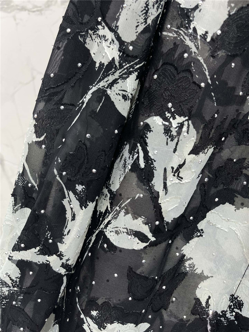 Y51 jacquard rhinestone shirt replica d&g clothing