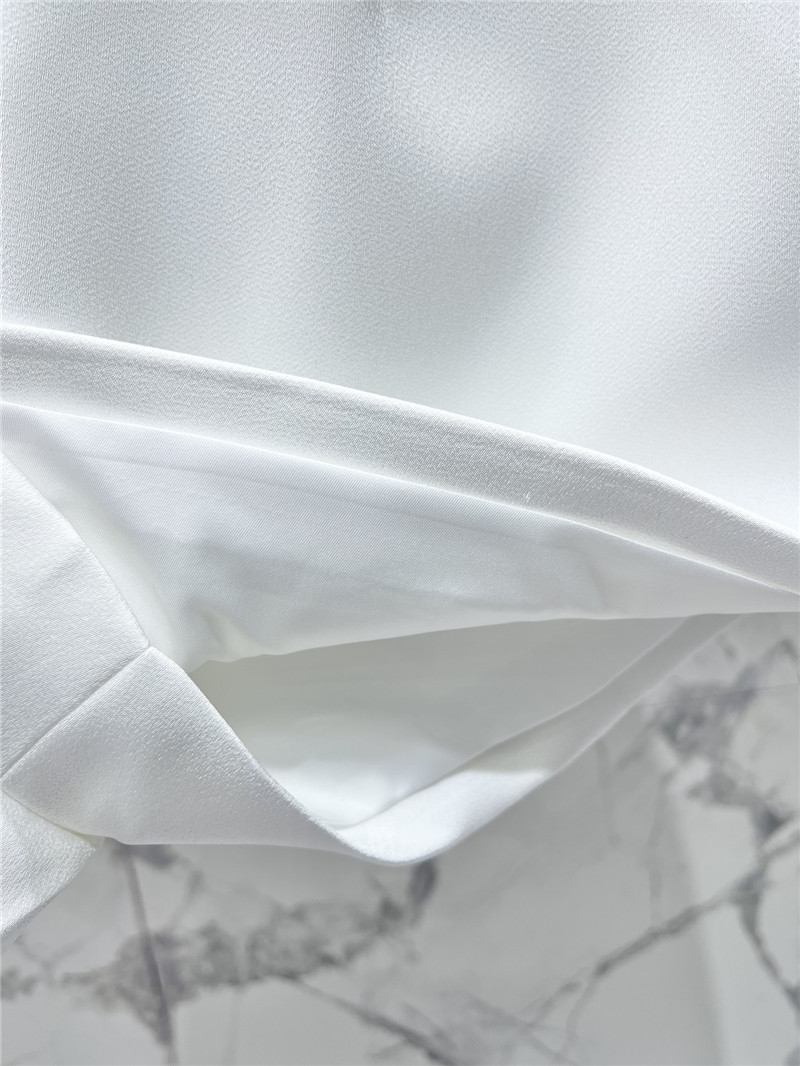 y51 acetate satin D1am0nd button shorts replica clothing