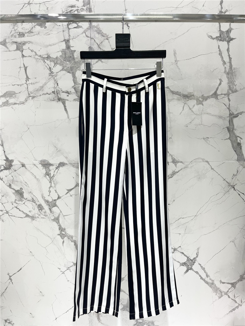 Y51 popular striped pants replica designer clothes