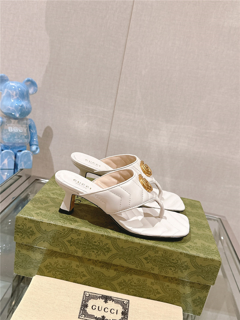 Gvc*1 gg 55mm matelassé mules