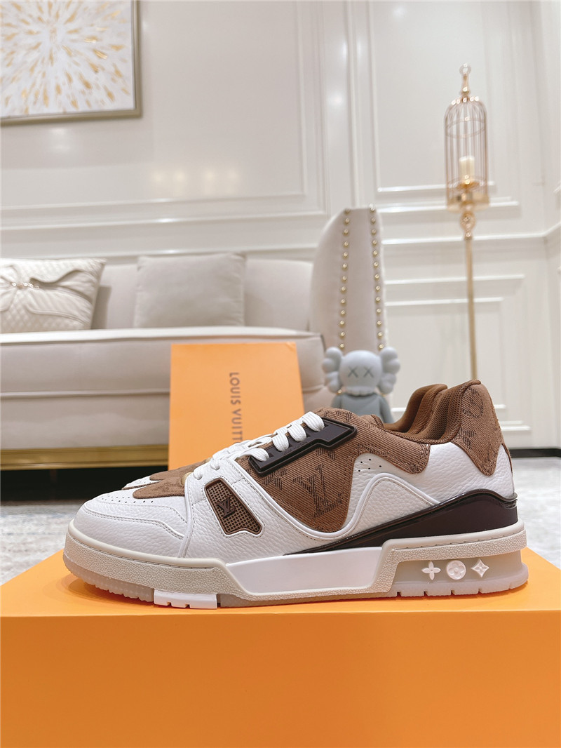 l0vis Vvtt0n white & brown sneakers for women