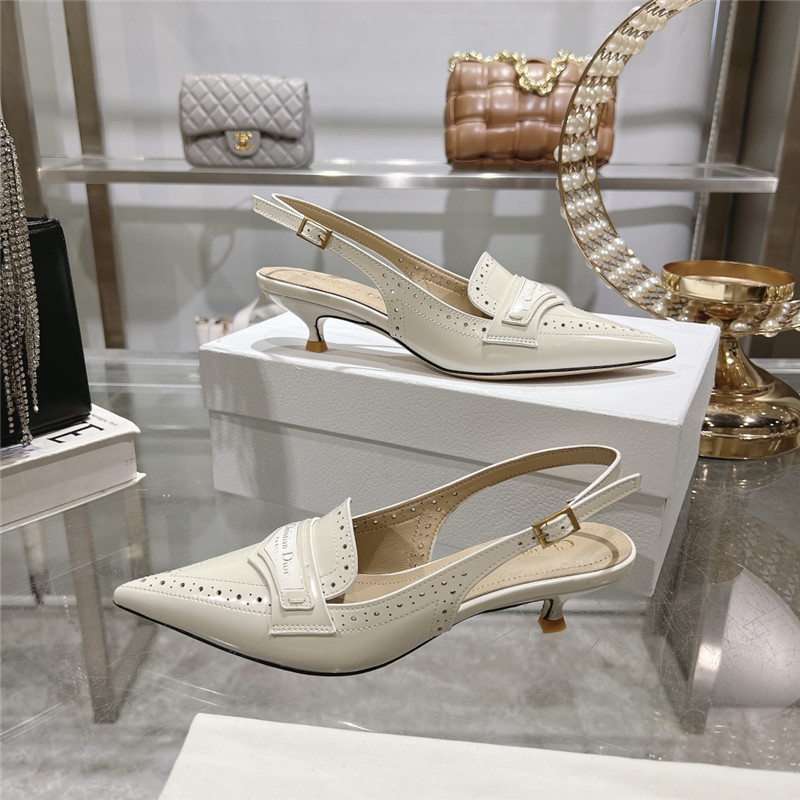 D10r boy slingback pump white